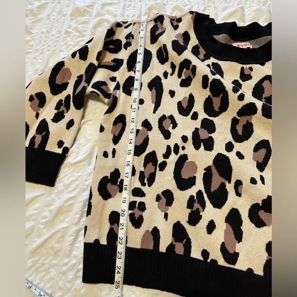 ๐๐คEVRI Leopard Sweater 1X NWT - Picture 7 of 12